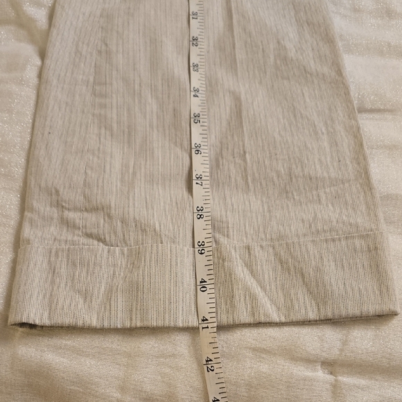 ANTONIO MELANI Cream and Gray Flare Pants - Picture 12 of 14